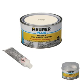 Masilla Para Mármol Color Beige 375ml. Con Endurecedor