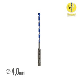 Broca Universal Hexagonal Diámetro 4,0 mm. (Blíster 1 pieza)