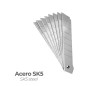 Hoja Cúter 18 mm. (Estuche 10 Piezas) Acero Sk5 Hoja Cúter 18 mm. (Estuche 10 Piezas) Acero Sk5