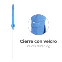 Sombrilla Playa Acero / Poliéster Diámetro 180 cm. Azul. Varillas Fibra De Vidrio.