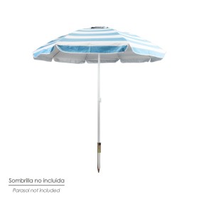 Pincho Acero Sombrilla Playa 48cm