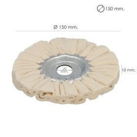 Disco Pulidor De Tela Para Amoladora / Esmeriladora Diámetro 150 mm.