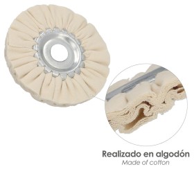 Disco Pulidor De Tela Para Amoladora / Esmeriladora Diámetro 150 mm.
