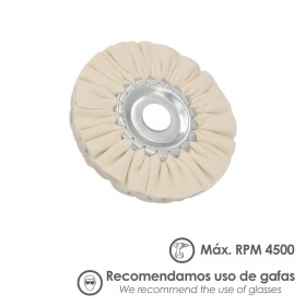 Disco Pulidor De Tela Para Amoladora / Esmeriladora Diámetro 150 mm.