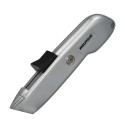 Cúter Auto retráctil Con Hoja Acero Sk5 Carcasa De Aluminio Diseño Ergonómico, Cuchillo Seguridad, Cúter Seguridad,