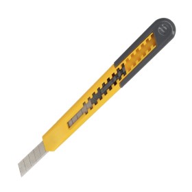 Cúter Profesional Hoja Acero Al Carbono 9 mm. con Clip De sujeción. Cúter Manualidades, Cúter Trabajo,