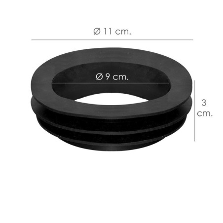 Junta Labiada Para Manguito Inodoro Diámetro 90 mm. W.C. Tubo De DesagÃ¼e De Inodoro, Conexión De Tubo Inodoro.