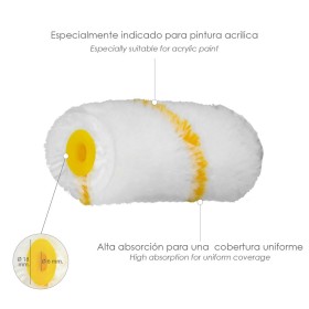 Rodillo Recambio Para Esmalte Acrílico 50 mm. Set 10 Rodillos. Rodillo poliamida, Rodillo Pintura Acrílica
