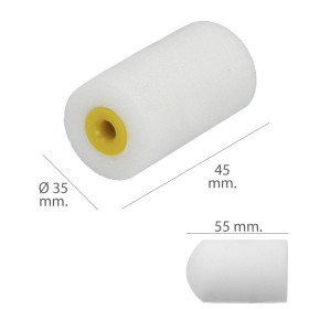 Rodillo Espuma Recambio Para Esmalte Acrílico 50 mm. Set 10 Rodillos. Rodillo Espuma, Rodillo Pintura Acrílica