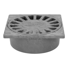 Sumidero Sifónico PVC 25x25 cm. Salida De Diámetro 90 / 110 mm. desagÃ¼e, Desaguadero, Tragadero, Alcantarilla,