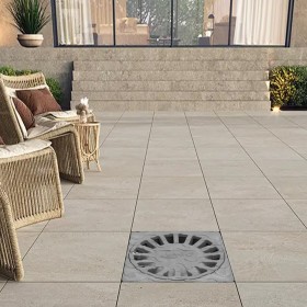 Sumidero Sifónico PVC 25x25 cm. Salida De Diámetro 90 / 110 mm. desagÃ¼e, Desaguadero, Tragadero, Alcantarilla,
