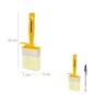 Brocha Profesional Techos 70x30 mm. Cerda Blanca. Mango Ergonómico, Con Gancho. Brocha Pintura, Brocha Pintor Profesional Brocha Profesional Techos 70x30 mm. Cerda Blanca. Mango Ergonómico, Con Gancho. Brocha Pintura, Brocha Pintor Profesional