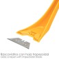 Rascavidrios Plástico Amarillo Hoja 60 mm. Rasqueta Vitrocerámica, Rascador Vidrio, Rascador Vitrocerámica, Rascavidrios Plástico Amarillo Hoja 60 mm. Rasqueta Vitrocerámica, Rascador Vidrio, Rascador Vitrocerámica,