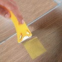 Rascavidrios Plástico Amarillo Hoja 60 mm. Rasqueta Vitrocerámica, Rascador Vidrio, Rascador Vitrocerámica,