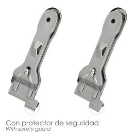 Rascavidrios Plástico Amarillo Hoja 43 mm. Rasqueta Vitrocerámica, Rascador Vidrio, Rascador Vitrocerámica,