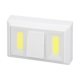 Linterna / Luces Led Para Pared / Armario A pilas (4 AAA) 250 Lúmenes (Fijación Mediante Pegatina, Imán o Tornillos)