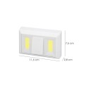 Linterna / Luces Led Para Pared / Armario A pilas (4 AAA) 250 Lúmenes (Fijación Mediante Pegatina, Imán o Tornillos)