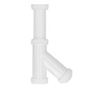 Sifón y Griega Extensible 1-1/2" Salida de Diámetro 40 mm. Tubo Liso