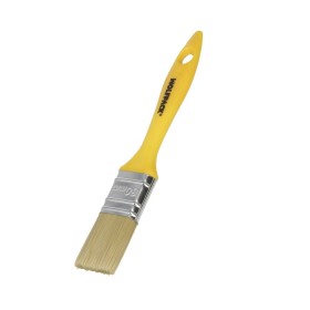Paletina Profesional Cerda Blanca Ancho 30 mm. Cerdas Naturales Mango Plástico Ergonómico, Brocha Pintor, Pincel Pintura