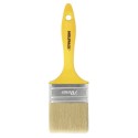 Paletina Profesional Cerda Blanca Ancho 70 mm. Cerdas Naturales Mango Plástico Ergonómico, Brocha Pintor, Pincel Pintura
