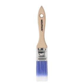 Paletina Profesional Plus Ancho 30 mm. Cerdas Sintéticas PBT, Mango Madera Haya Ergonómico, Brocha Pintor, Pincel Pintura