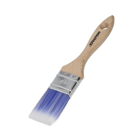 Paletina Profesional Plus Ancho 40 mm. Cerdas Sintéticas PBT, Mango Madera Haya Ergonómico, Brocha Pintor, Pincel Pintura