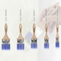 Paletina Profesional Plus Ancho 50 mm. Cerdas Sintéticas PBT, Mango Madera Haya Ergonómico, Brocha Pintor, Pincel Pintura