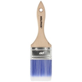 Paletina Profesional Plus Ancho 60 mm. Cerdas Sintéticas PBT, Mango Madera Haya Ergonómico, Brocha Pintor, Pincel Pintura