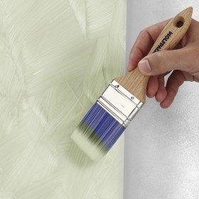 Paletina Profesional Plus Ancho 60 mm. Cerdas Sintéticas PBT, Mango Madera Haya Ergonómico, Brocha Pintor, Pincel Pintura