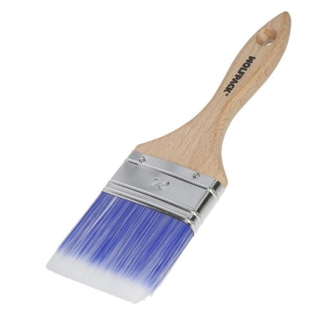 Paletina Profesional Plus Ancho 70 mm. Cerdas Sintéticas PBT, Mango Madera Haya Ergonómico, Brocha Pintor, Pincel Pintura