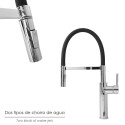 Monomando Fregadero Flexible Con Soporte Grifo Flexible