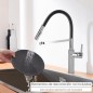 Monomando Fregadero Flexible Con Soporte Grifo Flexible