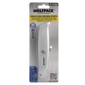 Cúter Hoja Trapezoidal Retráctil Acero Sk5