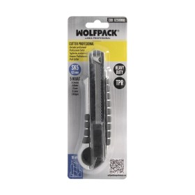 Cúter Aluminio Profesional 18mm Con 5 Hojas Acero Sk5
