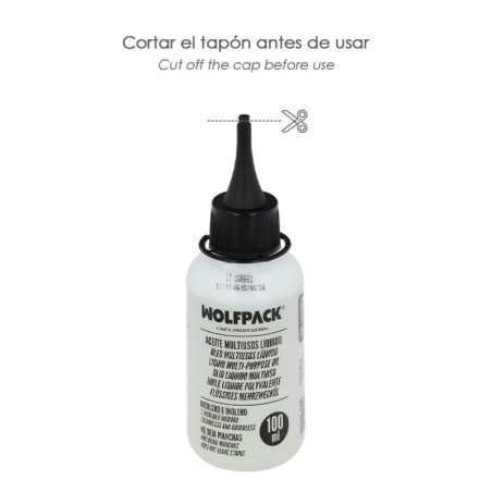 Aceite Lubricante Multiuso Liquido 100 ml. Aceite Cadenas, Aceite Bisagras, Aceite máquinas Coser, Aceite Cerraduras
