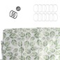 Cortina Ducha Hojas Verdes 180x200 cm. Impermeable Cortina Ducha Hojas Verdes 180x200 cm. Impermeable