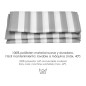 Cortina Ducha Rayas Blancas 180x200 cm. Impermeable Cortina Ducha Rayas Blancas 180x200 cm. Impermeable