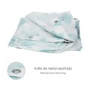 Cortina Ducha Geométrica Azul 180x200 cm. Impermeable