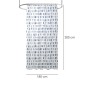 Cortina Ducha Matrix Azul 180x200 cm. Impermeable Cortina Ducha Matrix Azul 180x200 cm. Impermeable