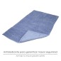 Alfombra Baño Poliéster Chenilla 50x80 cm. Azul. Alfombra Baño Poliéster Chenilla 50x80 cm. Azul.