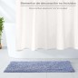 Alfombra Baño Poliéster Chenilla 50x80 cm. Azul. Alfombra Baño Poliéster Chenilla 50x80 cm. Azul.