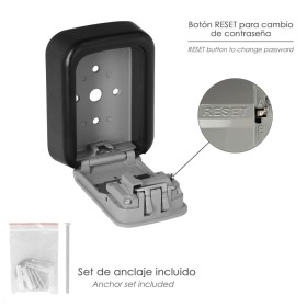Caja Seguridad Llaves 125x95x40 mm. 4 Dígitos. Caja Llaves, Caja Llaves Calle, Caja De Llaves Pared, Caja Llaves Código