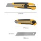 Cúter Ancho Profesional Hoja Acero Sk5 25mm. Cúter Ancho Profesional Hoja Acero Sk5 25mm.