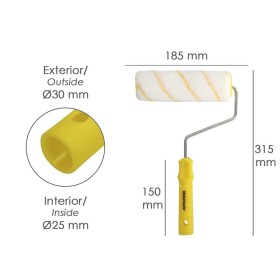 Rodillo Pintar Antigotas 180x40 Mm