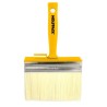 Brocha Profesional Techos 150x50 mm. Cerda Blanca. Mango Ergonómico, Con Gancho. Brocha Pintura, Brocha Pintor Profesional