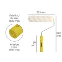 Rodillo Pintar Antigotas 250x40 Mm