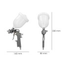 Pistola Pintar Neumática Boquilla De 1,5 mm. Con Depósito Superior 0,6 Litros y Adaptador Rápido