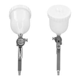 Pistola Pintar Neumática Boquilla De 1,5 mm. Con Depósito Superior 0,6 Litros y Adaptador Rápido