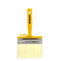 Brocha Profesional Techos 120x30 mm. Cerda Blanca. Mango Ergonómico, Con Gancho. Brocha Pintura, Brocha Pintor Profesional