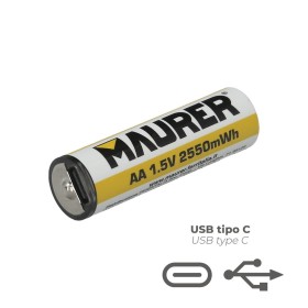 Pila AA 1,5v Recargable Por USB-c (4 unidades)